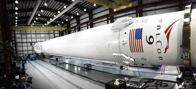 �������� � ������� ������� Falcon-9 v.1.2 ������ ��� ������ ��������������������� SpaceX